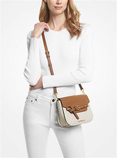 emilia small logo crossbody bag.